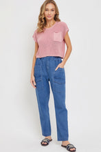 Load image into Gallery viewer, Denim Jogger Pants