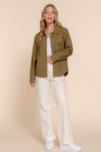 Load image into Gallery viewer, Button Down Cotton Denim Shacket