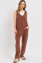 Load image into Gallery viewer, Mineral Washed Summer Jumpsuit