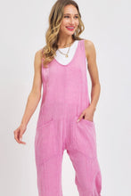 Load image into Gallery viewer, Mineral Washed Summer Jumpsuit