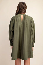 Load image into Gallery viewer, Long Sleeve Mini Dress With Lace Detail