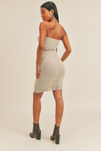 Load image into Gallery viewer, Cropped Tube Top And Skirt Two-Piece Set