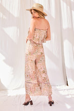 Load image into Gallery viewer, Tube-Top Style Jumpsuit With Tier Ruffle Waist Elastic Bottom Lace Trim Jumpsuit
