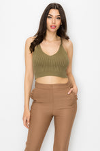 Load image into Gallery viewer, Scoop Neck Ribbed Tank Top