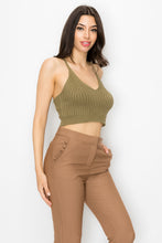 Load image into Gallery viewer, Scoop Neck Ribbed Tank Top