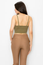 Load image into Gallery viewer, Scoop Neck Ribbed Tank Top