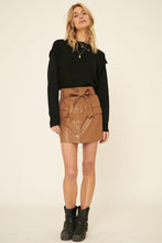 Load image into Gallery viewer, Faux Leather Mini Skirt