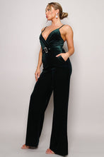 Load image into Gallery viewer, Samba Velvet Jumpsuit