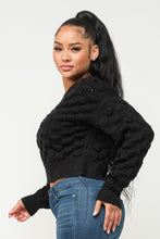 Load image into Gallery viewer, Checker Sweater Top