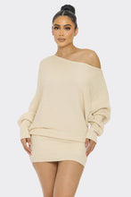 Load image into Gallery viewer, Sweater Mini Dress