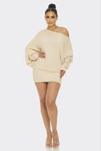 Load image into Gallery viewer, Sweater Mini Dress