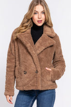 Load image into Gallery viewer, Faux Fur Sherpa Jacket