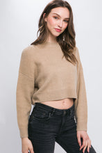 Load image into Gallery viewer, Wool Blend Cropped Sweater Top