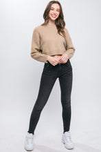 Load image into Gallery viewer, Wool Blend Cropped Sweater Top