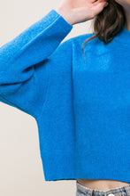 Load image into Gallery viewer, Wool Blend Cropped Sweater Top