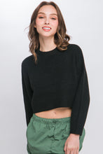 Load image into Gallery viewer, Wool Blend Cropped Sweater Top