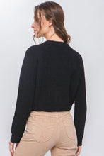 Load image into Gallery viewer, Knit Pullover Sweater With Cutout Shoulder Detail