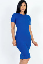 Load image into Gallery viewer, Ribbed Bodycon Midi Dress