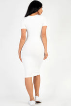Load image into Gallery viewer, Ribbed Bodycon Midi Dress