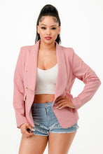 Load image into Gallery viewer, Double Breasted Blazer Jacket