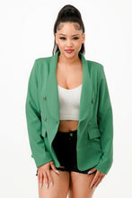Load image into Gallery viewer, Double Breasted Blazer Jacket