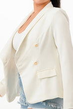 Load image into Gallery viewer, Double Breasted Blazer Jacket