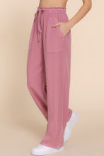 Load image into Gallery viewer, Elastic Waist Tencel Long Pants
