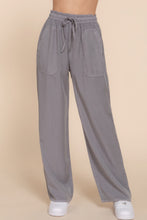 Load image into Gallery viewer, Elastic Waist Tencel Long Pants
