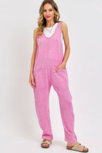 Load image into Gallery viewer, Mineral Washed Summer Jumpsuit
