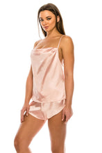 Load image into Gallery viewer, Satin PJ Short Set
