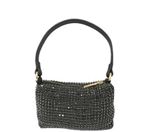 Fashion Chic Rhinestone Handle Clutch Bag