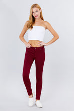 Load image into Gallery viewer, 5-Pocket Shape Skinny Ponte Mid-Rise Pants
