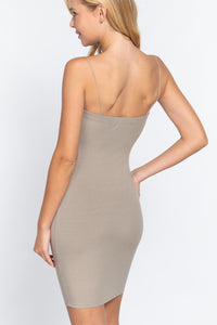 Cami Heavy Ribbed Mini Dress