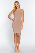 Load image into Gallery viewer, Cami Heavy Ribbed Mini Dress
