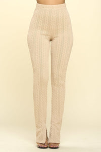 Knit High-Rise Leggings