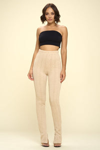 Knit High-Rise Leggings