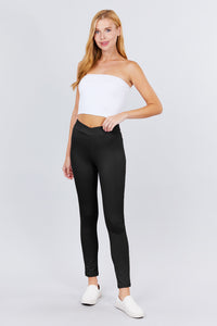 Mid-Rise Ponte Pants