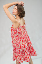 Load image into Gallery viewer, Floral Printed Peach Cami Dress
