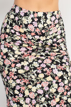 Load image into Gallery viewer, Front Knot Floral Top &amp; Ruched Maxi Skirts Set
