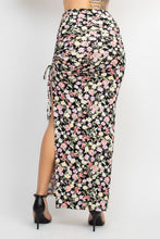 Load image into Gallery viewer, Front Knot Floral Top &amp; Ruched Maxi Skirts Set
