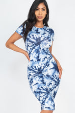 Load image into Gallery viewer, Tie-Dye Printed Short Sleeve Dress
