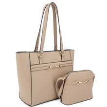 Load image into Gallery viewer, 2-in-1 Smooth Matching Shoulder Tote Bag With Crossbody Set
