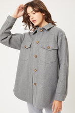 Load image into Gallery viewer, JQ Fleece Oversized Shacket
