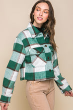 Load image into Gallery viewer, Yarn Dyed Plaid Button Up Jacket
