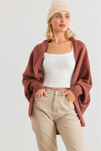 Load image into Gallery viewer, Batwing Sleeve Open Front Cardigan
