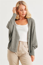 Load image into Gallery viewer, Batwing Sleeve Open Front Cardigan
