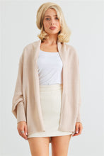 Load image into Gallery viewer, Batwing Sleeve Open Front Cardigan
