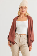 Load image into Gallery viewer, Batwing Sleeve Open Front Cardigan
