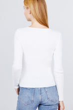 Load image into Gallery viewer, V-Neck Shirring Tie Detail Sweater
