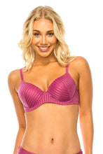 Load image into Gallery viewer, Striped Lace Bra
